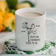 Personalized Custom Name Mugs, You Are My Favorite Thing To Do Mugs, Funny Wedding Anniversary Valentine's Day Color Changing Mug 11 Oz 15 Oz Coffee Mug Gifts For Couple, Him Her Mr Mrs