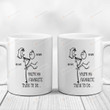 Personalized Custom Name Mugs, You Are My Favorite Thing To Do Mugs, Funny Wedding Anniversary Valentine's Day Color Changing Mug 11 Oz 15 Oz Coffee Mug Gifts For Couple, Him Her Mr Mrs
