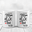 Personalized Red Heart Mug I Love You To The Moon And Back Mug Gifts For Couple, Husband And Wife On Valentine's Day Anniversary Birthday Christmas Thanksgiving 11 Oz - 15 Oz Mug