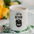 Beard Mugs, I Love Your Beard Can I Sit On It Mugs, Funny Wedding Anniversary Valentine's Day Color Changing Mug 11 Oz 15 Oz Coffee Mug Gifts For Couple, Husband Boyfriend