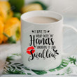 Red Lips Mug I Love To Wrap Both My Hands Around It And Swallow Mug Gifts For Couple, Husband And Wife On Anniversary Valentine's Day Birthday Christmas Thanksgiving 11 Oz - 15 Oz Mug