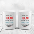 Personalized Turns Out I Like You Coffee Mugs, Custom Name Mugs, Funny Valentine's Day Color Changing Mug 11 Oz 15 Oz Mug Gifts For Couple, Him Her Mr Mrs