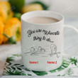Personalized Custom Funny Couple Mug, You Are My Favorite Thing To Do White Mugs, Valentine's Day 11 Oz 15 Oz Coffee Mug Gifts For Couple, Him Her/ Mr Mrs