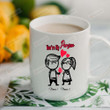 Personalized Flower Present Custom Name Mugs, You're My Person Mugs, Funny Wedding Anniversary Valentine's Day Color Changing Mug 11 Oz 15 Oz Coffee Mug Gifts For Couple, Him Her Mr Mrs