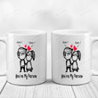 Personalized Custom Name Mugs, You're My Person Mugs, Funny Wedding Anniversary Valentine's Day Color Changing Mug 11 Oz 15 Oz Coffee Mug Gifts For Couple, Him Her Mr Mrs