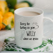 Sorry For Farting On Your Willy Mugs, Couple Spoon Mugs, Funny Anniversary Valentine Color Changing Mug 11 Oz 15 Oz Coffee Mug Gifts For Couple, Him Her Mr Mrs