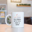 Sneaker Couple Mugs, Does Running Out Of Fucks Count As Cardio Mugs, Gifts For Running Lovers 11-15 Oz Coffee Mugs