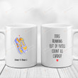 Personalized Couple Shoes Mugs, Does Running Out Of Fucks Count As Cardio Mugs, Valentine Gifts For Running Couple 11-15 Oz Coffee Mugs