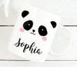 Personalized Custom Name Panda Mug, Panda Bear Mug For Her For Panda Lover, Coffee, Tea Cup Holiday Mug Gift Funny On Valentine'S Day Anniversary Birthday