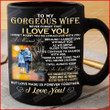 To My Gorgeous Wife Mug 11 Oz Never Forget That I Love You, Valentine Gift For Wife, Old Couple Mug