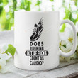 Workout Men Mugs, Does Running Out Of Fucks Count As Cardio Mugs, Gifts For Running Lovers 11-15 Oz Coffee Mugs
