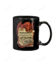 Personalized To My Granddaughter Mug Dinosaur I Am The Storm Best Gifts From Grandma Black Coffee Mug Perfect Gifts
