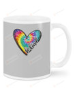 Heart Artwork Be Kind Mugs Ceramic Mug 11 Oz 15 Oz Coffee Mug