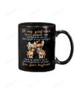Personalized Chihuahua To My Girlfriend The Most Wonderful Thing I Decided To Do Was To Share My Life and Heart With You Mug Gifts For Couple Lover , Husband, Boyfriend, Birthday, Anniversary Customized Name Ceramic Coffee Mug 11-15 Oz