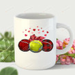 Love Playing Tennis Valentine Mug, Happy Valentine's Day Gifts For Couple Lover ,Birthday Ceramic Coffee Mug 11-15 Oz