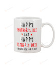 Family Happy Mother's Day And Happy Father's Day Because You Did It All Gift For Parents Ceramic Mug Great Customized Gifts For Birthday Christmas Thanksgiving Father's Day Mother's Day 11 Oz 15 Oz Coffee Mug