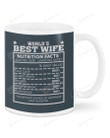 World's Best Wife Nutrition Facts Mugs Ceramic Mug 11 Oz 15 Oz Coffee Mug