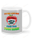 It's Not A Fun Task, But Don't Make Me Ask, Please Wear Your Mask, Red Apple Mugs Ceramic Mug 11 Oz 15 Oz Coffee Mug