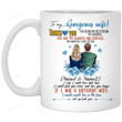 Personalized To My Gorgeous Wife Thank You for Being My Soulmate Mug Gifts For Couple Lover , Husband, Boyfriend, Birthday, Anniversary Customized Name Ceramic Coffee Mug 11-15 Oz