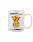 Mom Deserve Medal Best Mom In The History Of The World Ever Gift For Mom Ceramic Mug Great Customized Gifts For Birthday Christmas Thanksgiving Mother's Day 11 Oz 15 Oz Coffee Mug