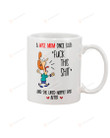 Family A Wise Mom Once Said Fuck This Shit And She Lived Happily Ever After Ceramic Mug Great Customized Gifts For Birthday Christmas Thanksgiving Mother's Day 11 Oz 15 Oz Coffee Mug