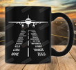 Aviation Alphabet Phonetic Flying Pilot 11oz 15oz Coffee Ceramic Mug Gift For Pilots, Gift For Airline Helicopter Aircraft Lovers, Gift For Husband, Gift For Dad It's All Magic Mug Gifts On Mother's Day Father's Day Birthday Thanksgiving Christmas