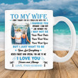 Personalized To My Wife I Didn't Marry You So I Could Live With You Mug, Gift For Couple, Aniversary Gift, Gift For Her On Valentine's Day, Gift For Surfing Lovers