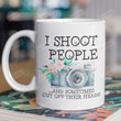 I shoot People Mug, Gift for Photographer, Funny Photographer mug, Photographer Coffee Mug, Mother's Day Gift