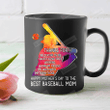 Happy Mother's Day To The Best Baseball Mom Silhouette Mug Mother's Day Gift For Mom From Son Mom Mug Gift For Her Anniversary Birthday Holidays Ceramic Coffee Mug 11 Oz 15 Oz