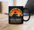 God Gifted Me Two Titles Dad And Bonus Dad Mug Fishing Father And Son Mug Father's Day Gift For Grandpa Father Husband Son Gift For Family Friend Colleagues Men Gift For Him