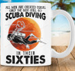 Scuba Diving Only The Best Go Scuba Diving In Their Sixties Mug, Gift For Scuba Diving Lover