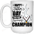 Happy Father’s Day From Your Swimming Champion Ceramic Coffee Mug Funny Father Mug Father's Day Gift For Grandpa Father Husband Son Gift For Family Gift For Him