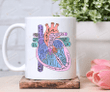 Funny Coffee Mug Anatomical Heart Mug, Cardiologist Mug, Nursing School, Nursing Gifts, Doctor Mug
