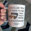 Personalized Boss Mug A Boss Like You Is Harder To Find Ceramic Coffee Mug