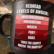 Funny Redhead Levels Of Anger Funny Mug Gift For Redhead Mom Sister Friend Coworker Family On Anniversary Birthday