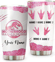 Custom Name Motherhood Is A Walk In The Park Stainless Steel Tumbler Cup