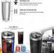 Dog Dad Rottweiler This Is What An Awesome Stainless Steel Tumbler Cup