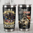 Personalized I Am A Veteran, My Oath Of Enlistment Stainless Steel Tumbler