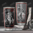 Personalized Faith Warrior Of Christ Stainless Steel Tumbler Cup