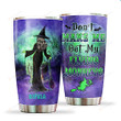 Custom Witch Get My Flying Monkeys Stainless Steel Wine Tumbler Cup