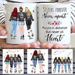 Sisters Forever Never Apart Maybe In Distance Ceramic Coffee Mug