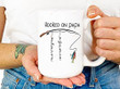 Personalized Hooked On Papa Fishing Ceramic Coffee Mug