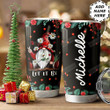 Personalized Christmas Gnome Let It Be Stainless Steel Tumbler Cup