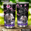 Opossum I'm Always With You At Night Stainless Steel Tumbler Cup