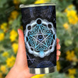 Moon Phases Celtic Pentagram Wicca Stainless Steel Tumbler Cup