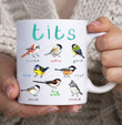 Nice Tits Mug, Bird Lovers Ceramic Coffee Mug