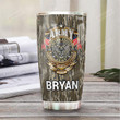 Personalized Us Army Service Honor Stainless Steel Tumbler Cup