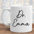 Personalized Graduation Mug, Ph.D. Mug, Medical School Gift, Ceramic Coffee Mug