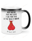Personalized I Like Your Sack Let Me Touch It Forever Ceramic Coffee Color Changing Mug