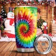 Personalized Hippie Tie Dye Stainless Steel Tumbler Cup